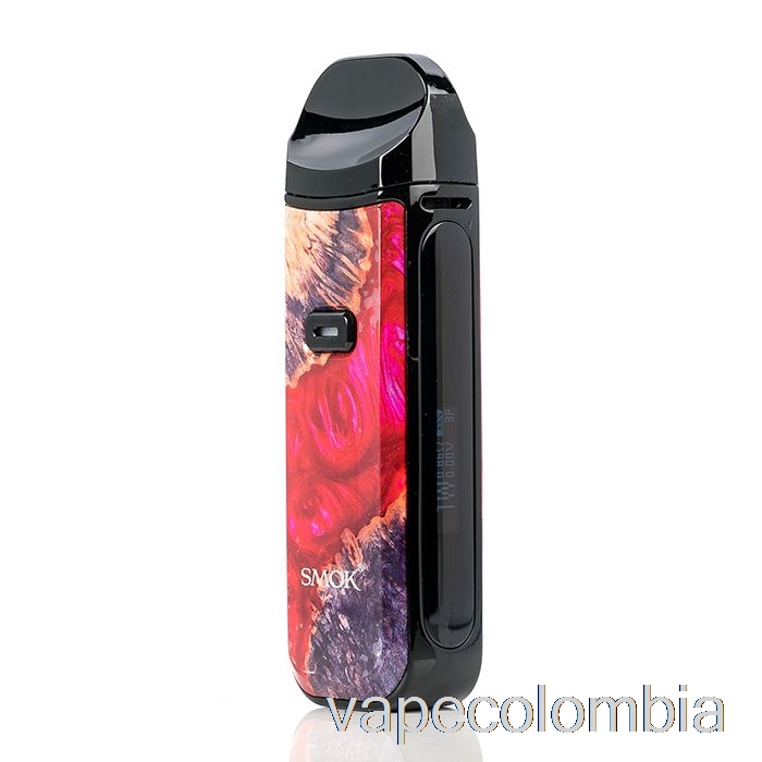 Vape Recargable Smok Nord 2 40w Pod System Rojo Madera Estabilizadora
